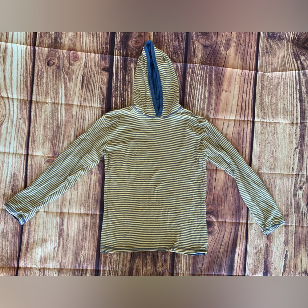 SOLD ✅ Mini Boden Girl's Teens Long Sleeve Multicolor Striped Hooded Top 13-14 - Picture 1 of 7